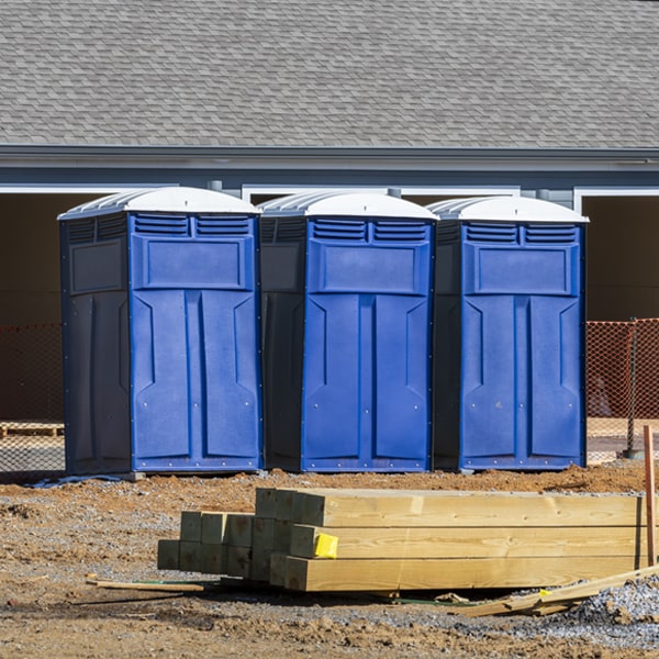 is there a specific order in which to place multiple porta potties in Westminster